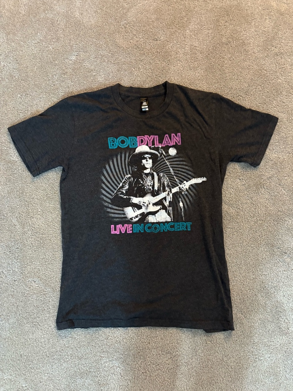 Bob Dylan concert t-shirt